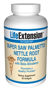 Super Saw Palmetto/Nettle Root Formula *(60) Life Extension