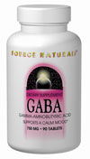 GABA (90 Tabs) Source Naturals