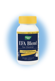 EFA Blend (Attention Focus) (120 Caps) Nature's Way