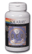 Focus for Children (60 Chewable Tabs) Solaray Vitamins