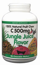 Big Friends Chewable Jungle Juice (90 Tabs) Natural Factors