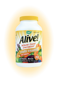 Alive! Whole Food Multi with Iron (180 Tabs) Nature's Way