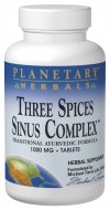 Three Spices Sinus Complex (90 Tabs) Planetary Herbals