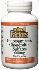 Glucosamine & Chondroitin Sulfates 900mg (120 Caps) Natural Factors