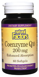 Coenzyme Q10 200mg (60 Caps) Natural Factors