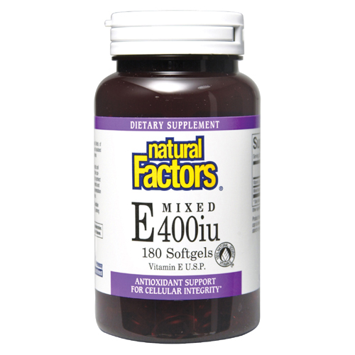 400 iu Vitamin E (240 softgels) Natural Factors