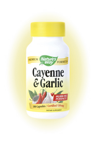 Cayenne & Garlic (100 Caps) Nature's Way