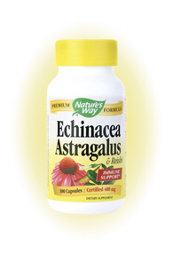 Echinacea Astragalus & Reishi (100 caps) Nature's Way