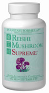 Reishi Mushroom Supreme (100 Tabs) Planetary Herbals