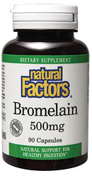 Bromelain 500mg (90 Caps) Natural Factors