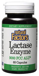 Lactase Enzyme (60 Caps) Natural Factors