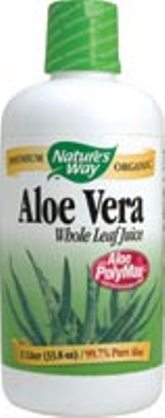 Aloe Vera Gel & Juice, Whole Leaf Juice (1 liter) Nature's Way