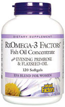 RxOmega-3 Factors w/ Evening Primrose (120 Caps) Natural Factors