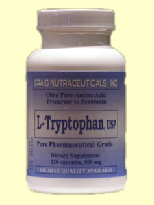 L-Tryptophan (120 Caps) Craig Nutraceuticals