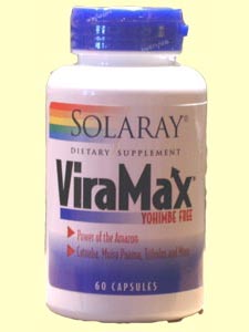 ViraMax Yohimbe Free (60 Caps) Solaray Vitamins