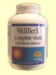 WellBetX Complete Multi (120 Tabs) Natural Factors